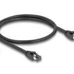 DeLock S/FTP Cat.8.1 Καλώδιο Δικτύου Ethernet 0.5m Μαύρο 1τμχ (80232)