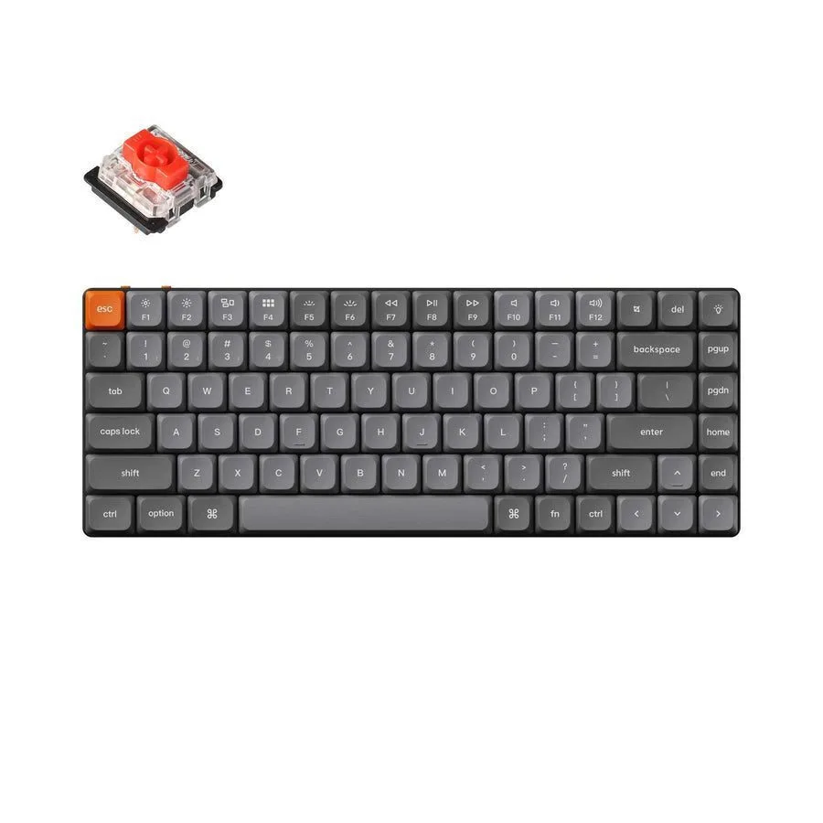 20240802155353_keychron_k3_max_asyrmato_gaming_michaniko_pliktrologio_75_me_custom_diakoptes_kai_rgb_fotismo_agliko_us_kokkino Keychron K3M-H1 Max K3M-H1 Ασύρματο Gaming Μηχανικό Πληκτρολόγιο 75% με Gateron Low Profile Red διακόπτες και RGB φωτισμό (Αγγλικό US) Γκρι - Image 1