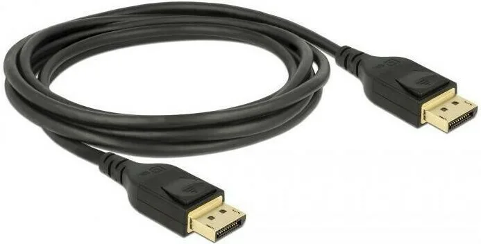 20240807155709_delock_cable_displayport_male_displayport_male_2m_85660 DeLock Cable DisplayPort male - DisplayPort male 2m (85660) - Image 1