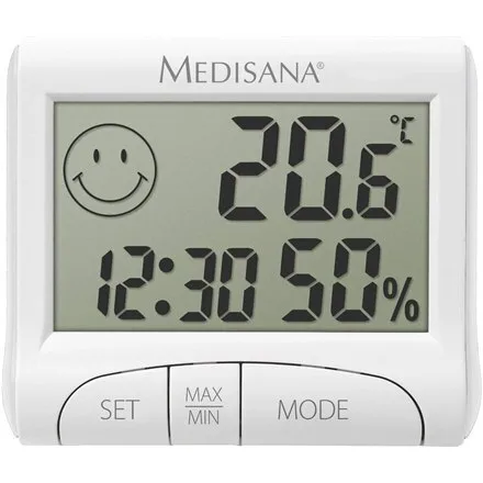 20240808132434_medisana_psifiako_thermometro_ygrasiometro_gia_chrisi_se_esoteriko_choro_urpmenteb0001 Medisana Ψηφιακό Θερμόμετρo & Υγρασιόμετρo για Χρήση σε Εσωτερικό Χώρο URPMENTEB0001 - Image 1