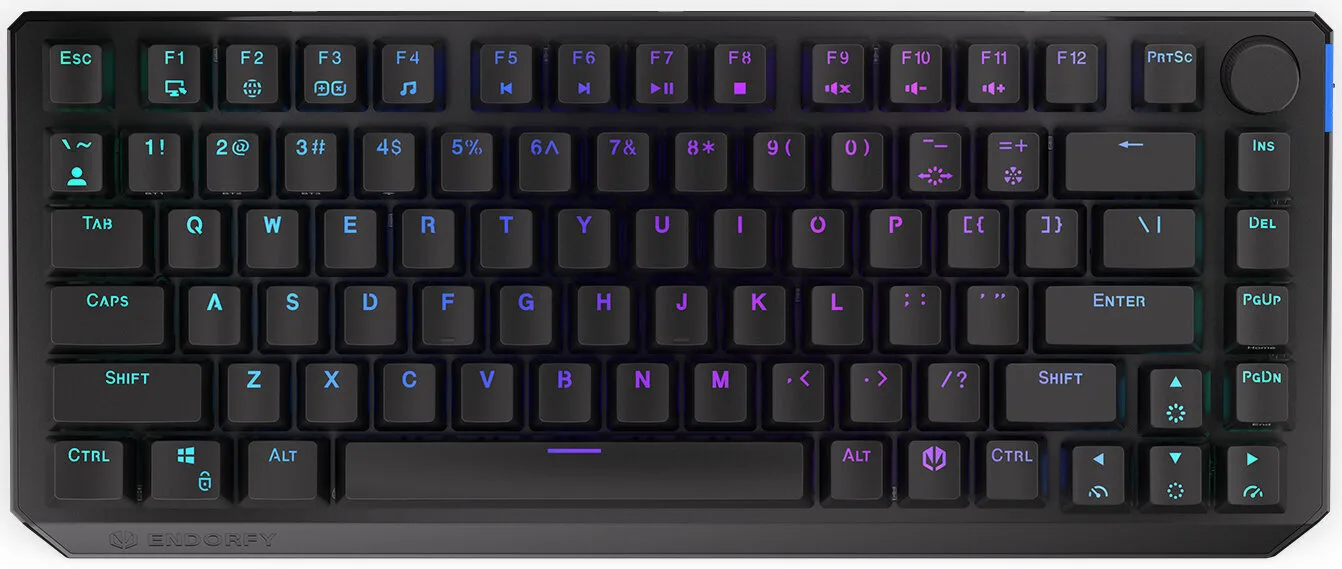 Endorfy Thock Ασύρματο Gaming Μηχανικό Πληκτρολόγιο 75% με Kailh Box Red διακόπτες και RGB φωτισμό (Αγγλικό US) - Image 1