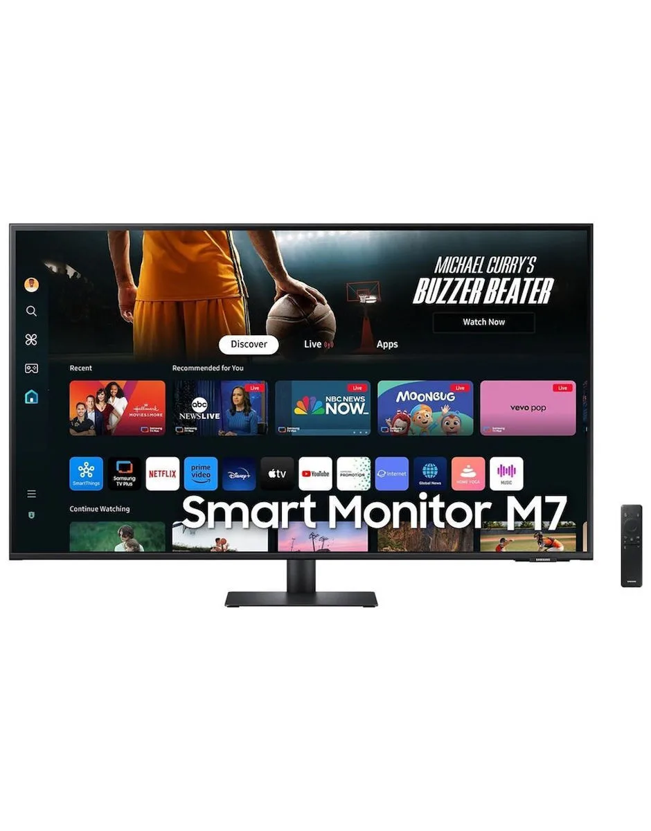 Samsung M70D VA HDR Smart Monitor 43" 4K 3840x2160 με Χρόνο Απόκρισης 4ms GTG - Image 1