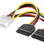 Goobay 4-Pin Molex - 15-Pin Sata Cable 0.13m Πολύχρωμο 68524
