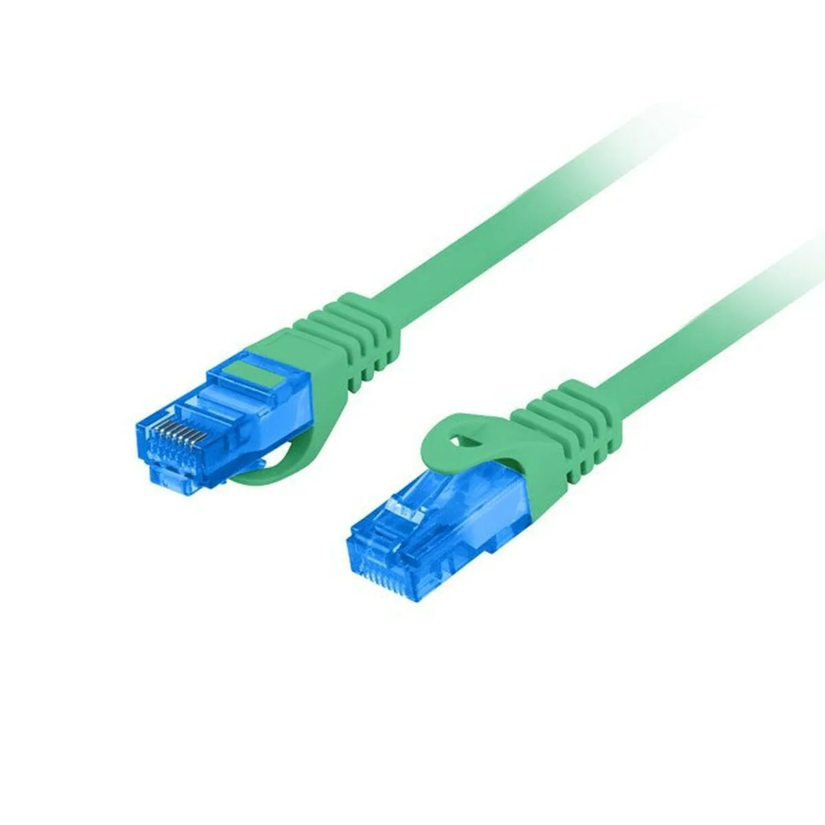 Lanberg Flat S/FTP Cat.6a Καλώδιο Δικτύου Ethernet 20m Πράσινο 1τμχ PCF6A-10CC-2000-G - Image 1