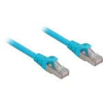 Sharkoon S/FTP Cat.6a Καλώδιο Δικτύου Ethernet 3m Μπλε 1τμχ