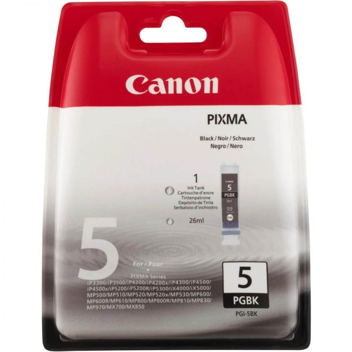 20240809132443_canon_pgi_5bk_melani_ektypoti_inkjet_mayro_0628b029 Canon PGI-5BK Γνήσιο Μελάνι Εκτυπωτή InkJet Μαύρο (0628B029) - Image 1