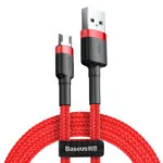 Baseus Cafule Regular USB 2.0 to micro USB Cable Κόκκινο 1m CAMKLF-B09 1τμχ