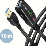 Axagon USB 3.0 Cable USB-A male - USB-A female Μαύρο 10m ADR-310
