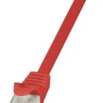 LogiLink U/UTP Cat.6 Καλώδιο Δικτύου Ethernet 1m Κόκκινο 1τμχ CP2034U