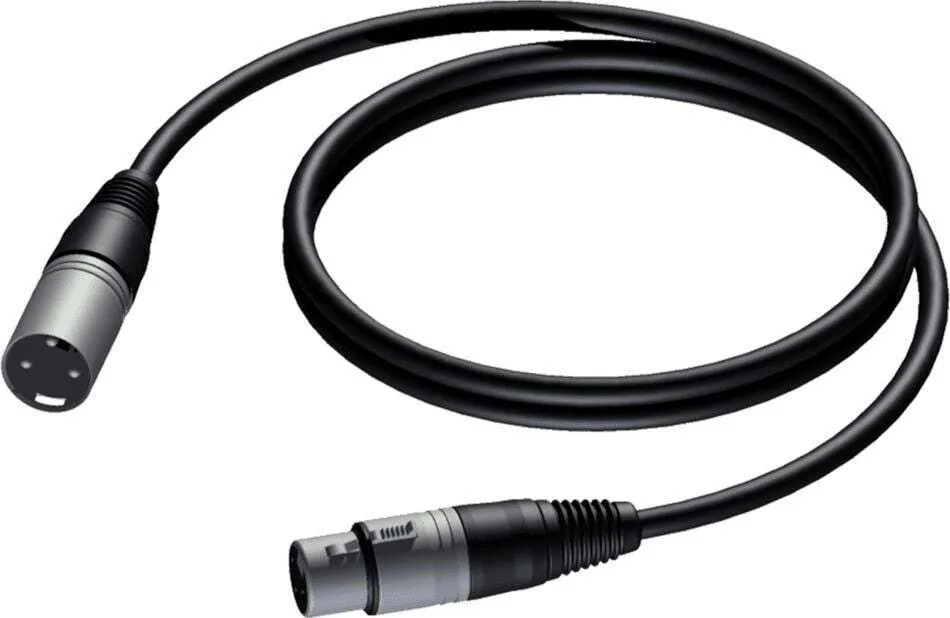20240809134123_procab_cable_xlr_male_xlr_female_mayro_cab901_0_5 Procab Cable XLR male - XLR female Μαύρο (CAB901/0.5) - Image 1