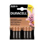 Duracell Αλκαλικές Μπαταρίες AAA 1.5V 6τμχ