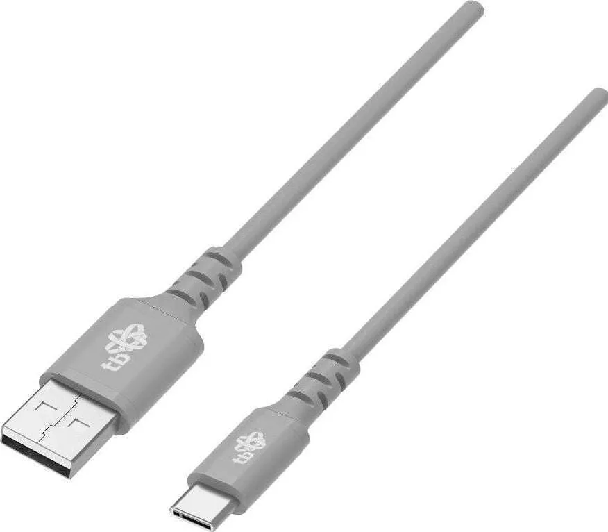 Tb Energy USB 2.0 Cable USB-C male - USB-A Γκρι 1m AKTBXKUCMISI10G - Image 1