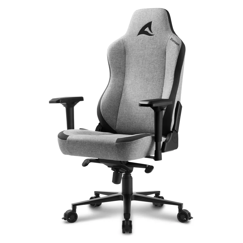 Sharkoon Skiller SGS40 Fabric Υφασμάτινη Καρέκλα Gaming με Ρυθμιζόμενα Μπράτσα Γκρι - Image 1