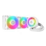 Arctic Liquid Freezer III 240 A-RGB Υδρόψυξη Επεξεργαστή Διπλού Ανεμιστήρα 120mm για Socket AM4/AM5/1700 Λευκή
