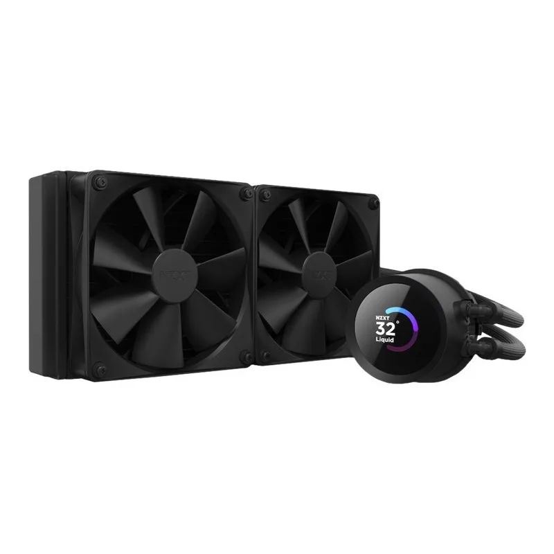 NZXT Kraken 280 Υδρόψυξη Επεξεργαστή Διπλού Ανεμιστήρα 140mm για Socket AM4/AM5/1700/1200/115x - Image 1