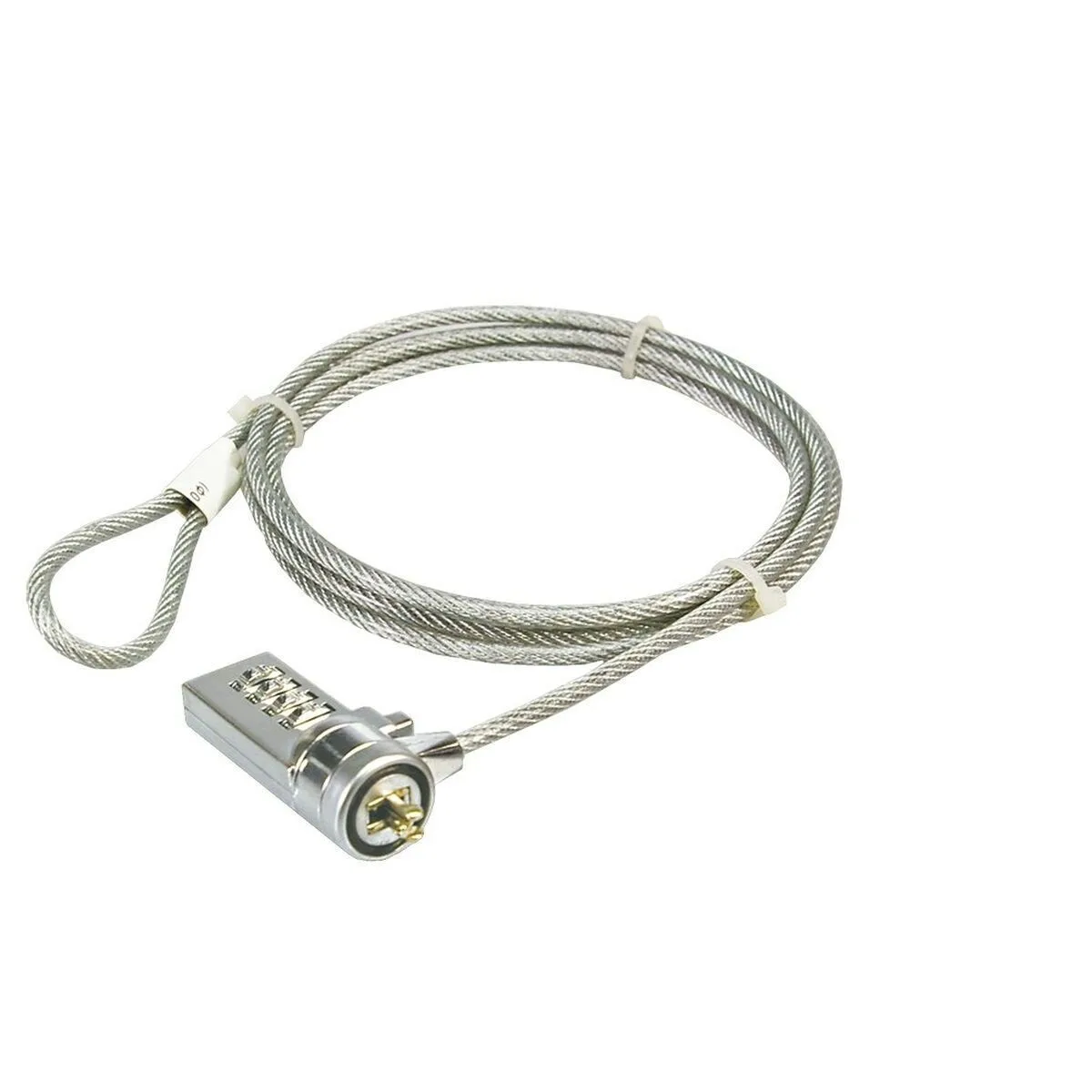 LogiLink Universal Κλειδαριά για Laptop με Συνδυασμό 1.5m Ασημί - Image 1