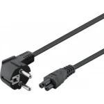 Goobay Schuko - IEC C5 Cable 1.8m Μαύρο 68004
