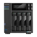 Asustor Lockerstor 4 Gen2 (AS6704T) NAS Tower με 4 θέσεις για HDD/M.2/SSD και 2 θύρες Ethernet