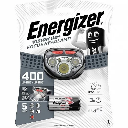 20240812142316_energizer_fakos_kefalis_led_adiavrochos_ipx4_me_megisti_foteinotita_400lm_vision_hd_focus_016_5288 Energizer Φακός Κεφαλής LED IPX4 με Μέγιστη Φωτεινότητα 400lm Vision Hd+ Focus 016-5288 - Image 1