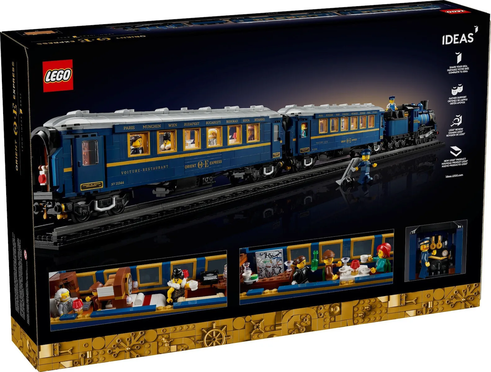 LEGO Ideas The Orient Express Train για 18+ Ετών 2540τμχ 21344 - Image 1