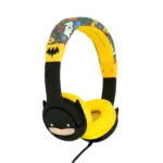 OTL Batman Ενσύρματα Παιδικά On Ear Ακουστικά Κίτρινα