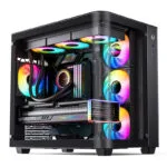 Jonsbo TK-3 Gaming Midi Tower Κουτί Υπολογιστή με Πλαϊνό Παράθυρο Μαύρο
