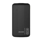 Awei P20K Power Bank 10000mAh με 2 Θύρες USB-A Μαύρο