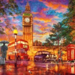 Sunset At Parliament Square Puzzle 2D 1000 Κομμάτια 12000184