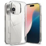 Ringke Fusion Back Cover Σιλικόνης / Πλαστικό 2mm με Λουράκι Διάφανο (iPhone 16 Pro Max)