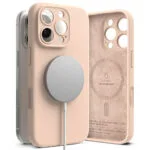 Ringke Magnetic Back Cover Σιλικόνης 0.3mm Ροζ (iPhone 16 Pro Max)