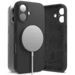 Ringke Magnetic Back Cover Σιλικόνης 0.3mm Μαύρο (iPhone 16)