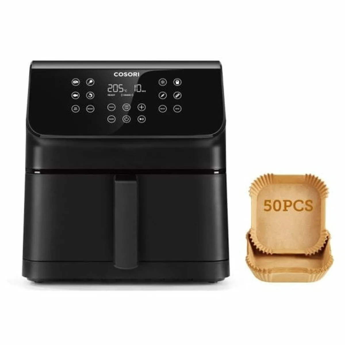 20240902154421_cosori_premium_ii_chef_edition_air_fryer_6_2lt_mayro Cosori Premium II Chef Edition Air Fryer 6.2lt Μαύρο - Image 1