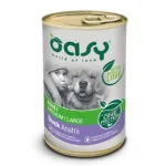 Oasy Υγρή Τροφή Σκύλων σε Κονσέρβα με Πάπια και Κρέας 400gr OA-575