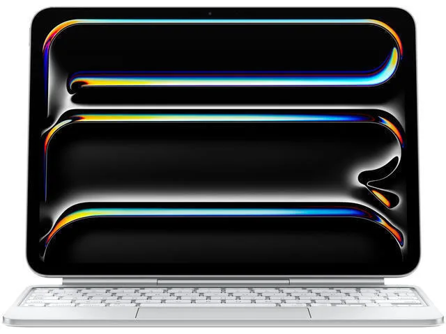 Apple Magic Keyboard Flip Cover Αγγλικά US Λευκό (iPad Pro 2024 13") MWR43LB/A - Image 1