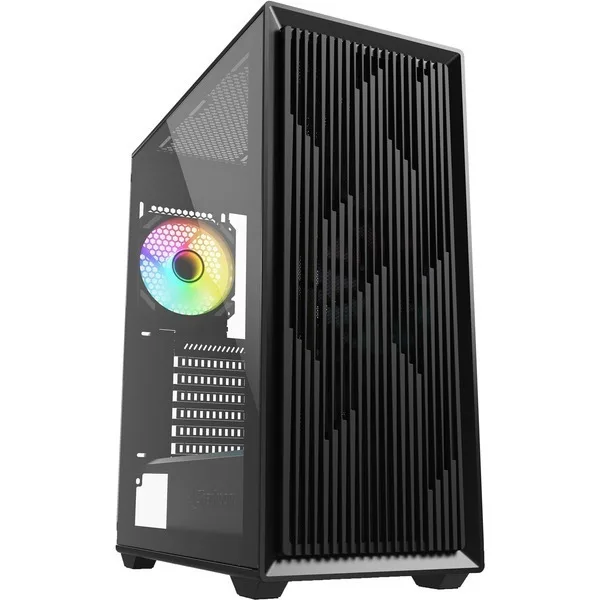 Sharkoon VK2 RGB Gaming Midi Tower Κουτί Υπολογιστή με Πλαϊνό Παράθυρο Μαύρο - Image 1