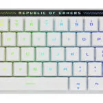Asus ROG Falchion RX Gaming Μηχανικό Πληκτρολόγιο 65% με ROG RX Red διακόπτες και RGB φωτισμό (Αγγλικό US) Λευκό