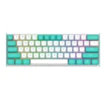 Redragon K683WB-RGB Gaming Μηχανικό Πληκτρολόγιο 60% με RGB φωτισμό (Αγγλικό US) Λευκό