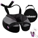 Cabeau Evolution S3 Μαξιλαράκι Ταξιδίου Memory Foam με Θήκη Μεταφοράς Γκρι Berlin Black Gray
