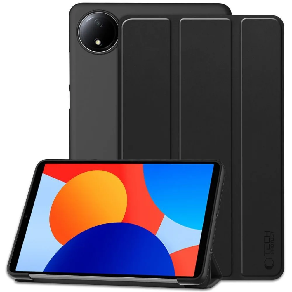 20240905152655_tech_protect_smartcase_flip_cover_mayro_xiaomi_redmi_pad_se_8_7 Tech-Protect Smartcase Flip Cover Μαύρη (Redmi Pad SE 8.7") - Image 1