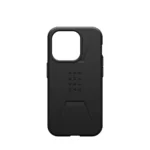 UAG Civilian Back Cover Σιλικόνης Μαύρο (iPhone 16 Pro Max) 114445114040