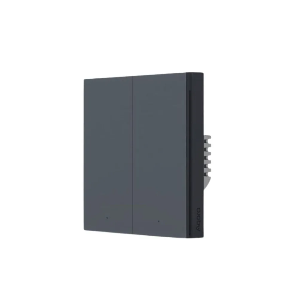 Aqara Switch 2-button Without Neutral H1 Ws-euk02-g - Image 1
