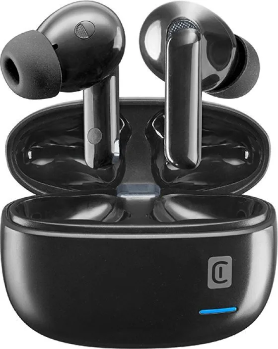 Cellular Line Eclipse In-ear Bluetooth Handsfree Ακουστικά με Θήκη Φόρτισης Μαύρα - Image 1