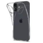 Spigen Liquid Crystal Back Cover Σιλικόνης 0.3mm Crystal Clear (iPhone 16) ACS08190