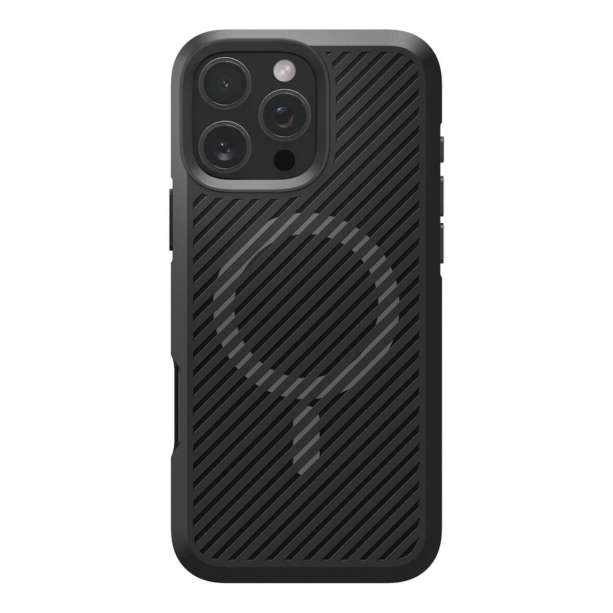 Spigen Core Armor MagFit Back Cover Σιλικόνης 1.2mm Matte Black (iPhone 16 Pro) ACS08158 - Image 1