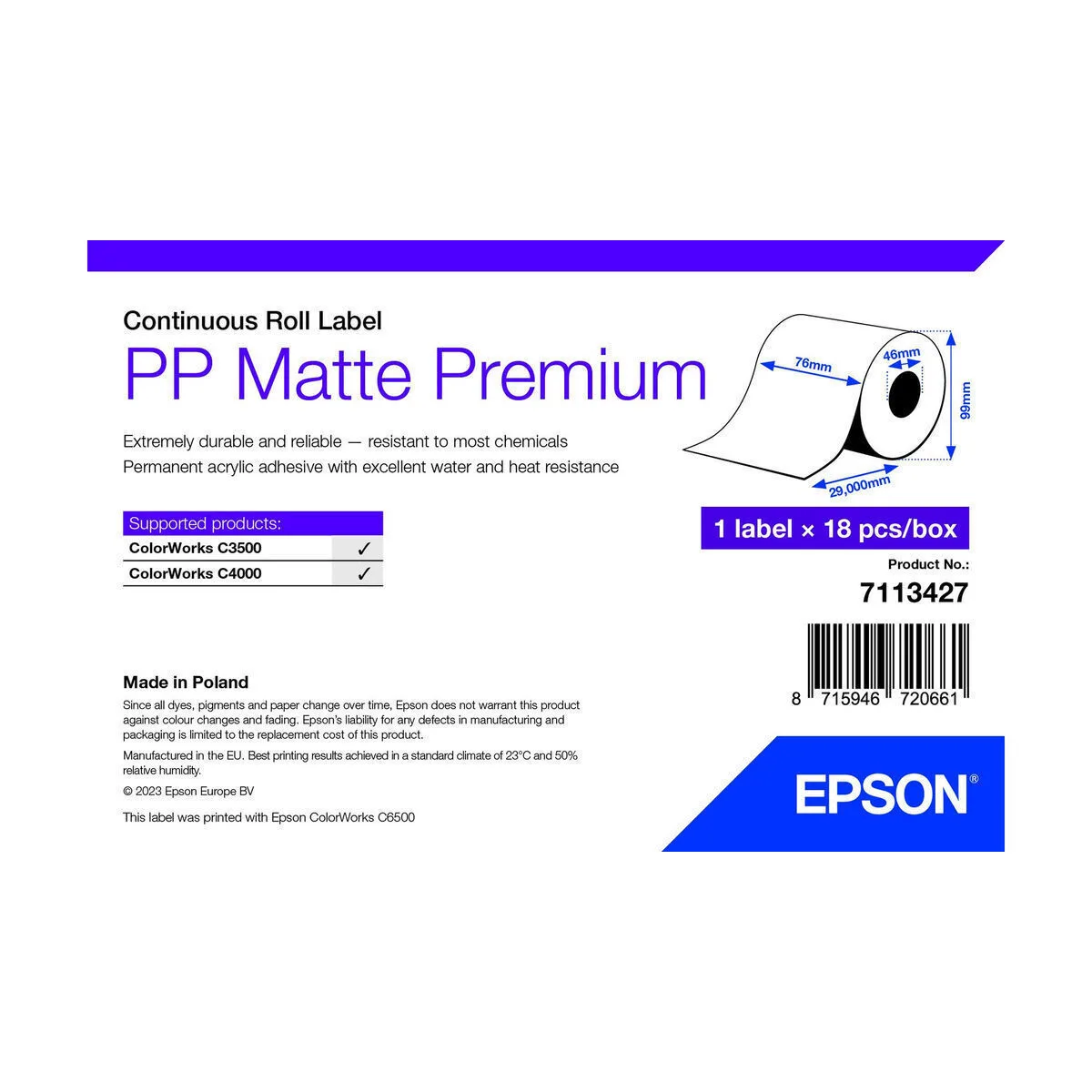Epson Φωτογραφικό Χαρτί για Εκτυπωτές Inkjet 25 Φύλλα - Image 1