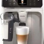 Philips Series 5500 Αυτόματη Μηχανή Espresso 1500W Πίεσης 15bar για Cappuccino με Μύλο Άλεσης Λευκή