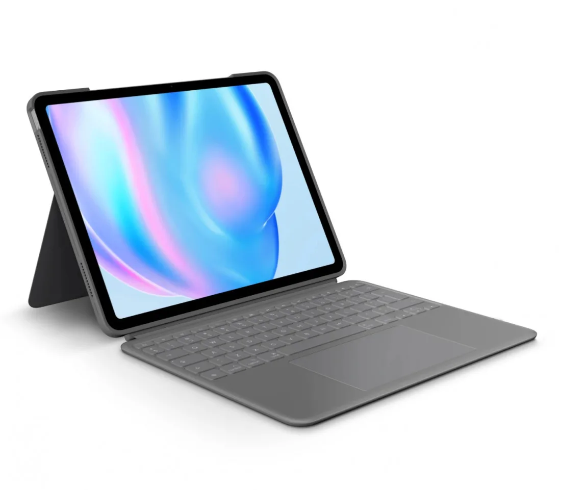 20240912172246_logitech_combo_flip_cover_gri_ipad_air_11_920_012636 Logitech Combo Touch Flip Cover Γκρι (iPad Pro 11-inch (M2), iPad Air (5th Gen)) - Image 1