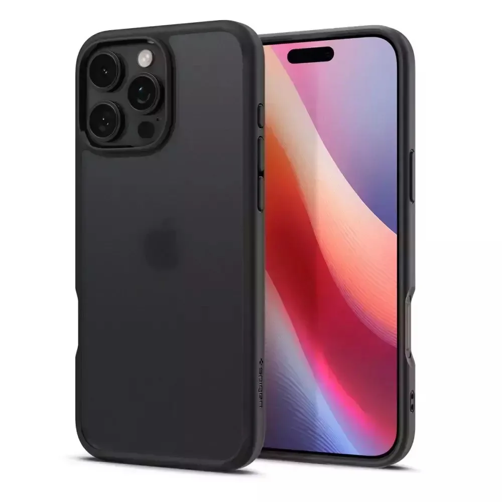 Spigen Ultra Hybrid Back Cover Πλαστικό 2mm Frost Black (iPhone 16 Pro) ACS08124 - Image 1