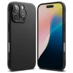 Ringke Onyx Back Cover Tempered Glass με Λουράκι Μαύρο (iPhone 16 Pro Max)