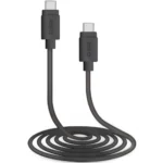 SBS USB 2.0 Cable USB-C male - USB-C 60W Μαύρο 1.5m TECABLETCC31K